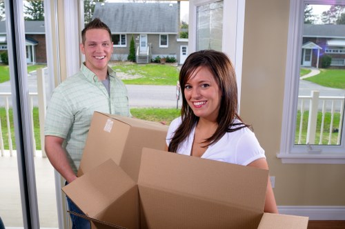 Packing and loading items for an Eastcote move
