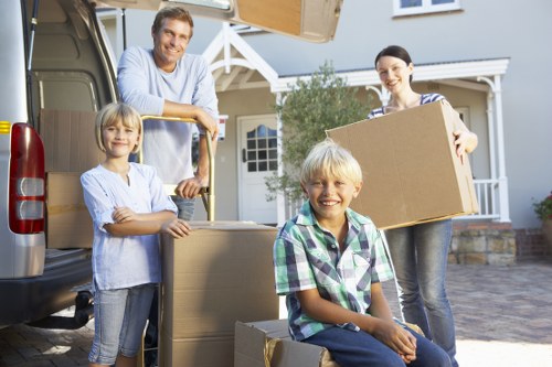 Local removals team loading items for a home move near Eastcote