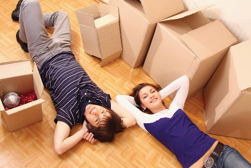 Flat removal service with careful stair access handling