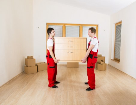 Removal van prepared for a small household move in Eastcote